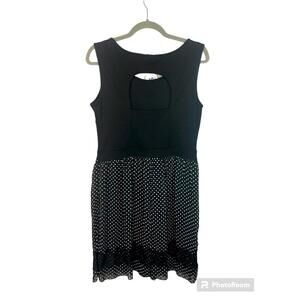 Enfocus Studio Dress Sleeveless Open Back Size Zip Soft Gathered Skirt L…